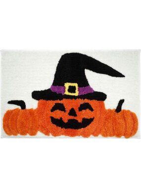 Halloween Bathroom Rug 20x32 - Soft, Non-Slip, Absorbent, Cozy Home Decor